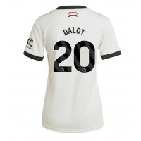 Manchester United Diogo Dalot #20 Tredje Tröja Dam 2024-25 Kortärmad